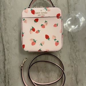 Kate Spade Daisy Strawberries Vanity Crossbody Purse